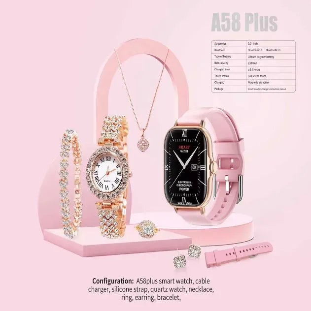 A58 Plus – Stylish Girls Smartwatch Set