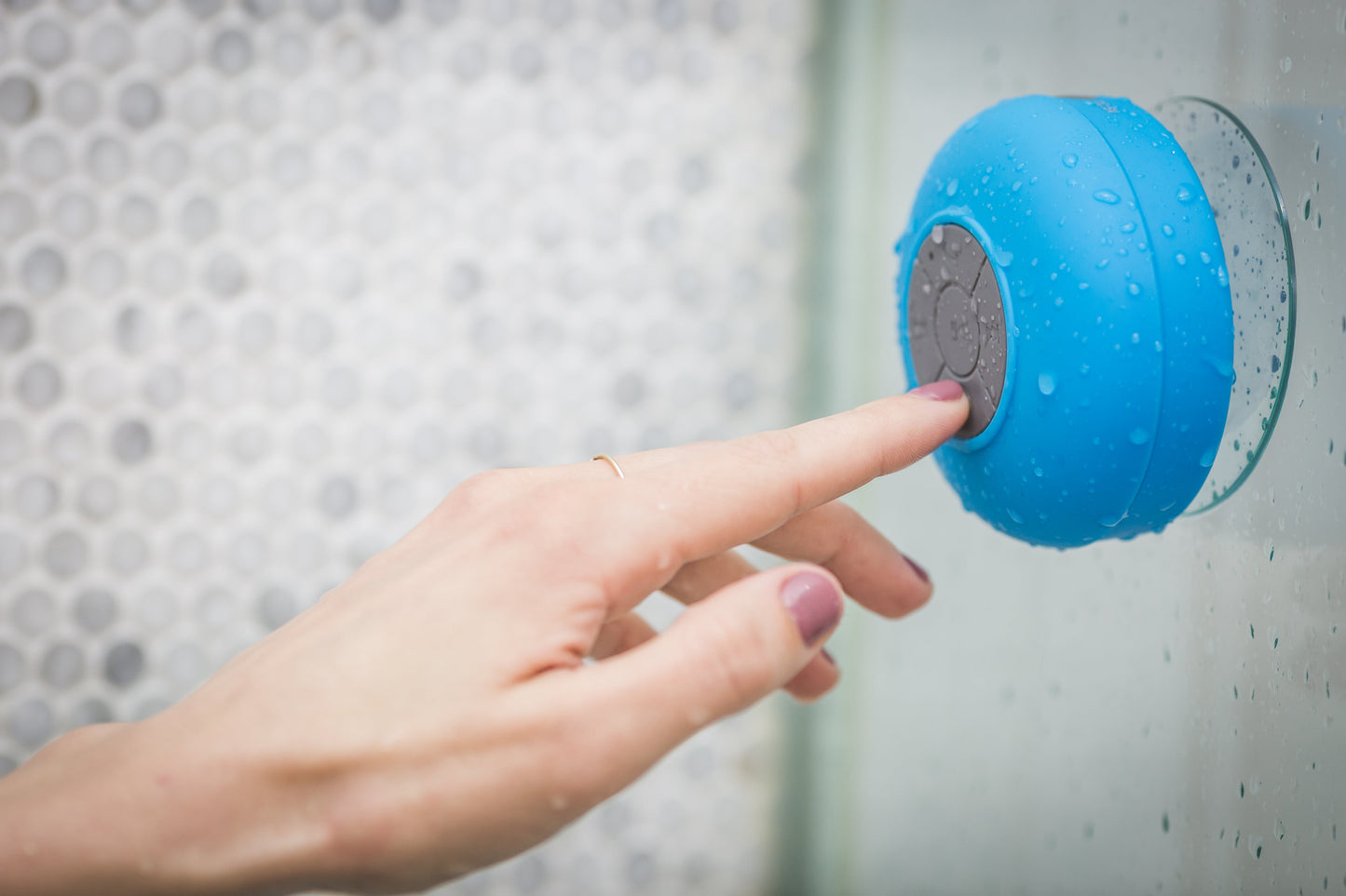 Waterproof Wall-Mount Shower Speaker