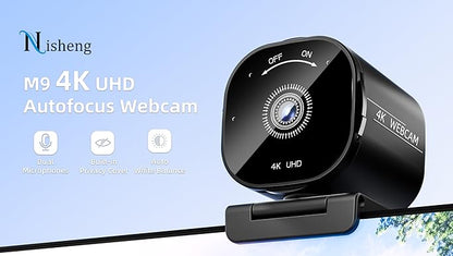 ProLens HD 4K Webcam – With Built-in Mic